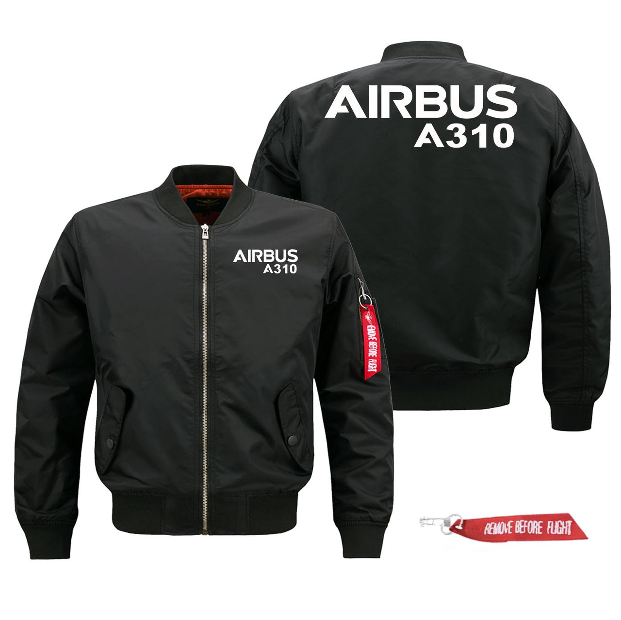 Airbus A310 Text Designed Pilot Jackets (Customizable)