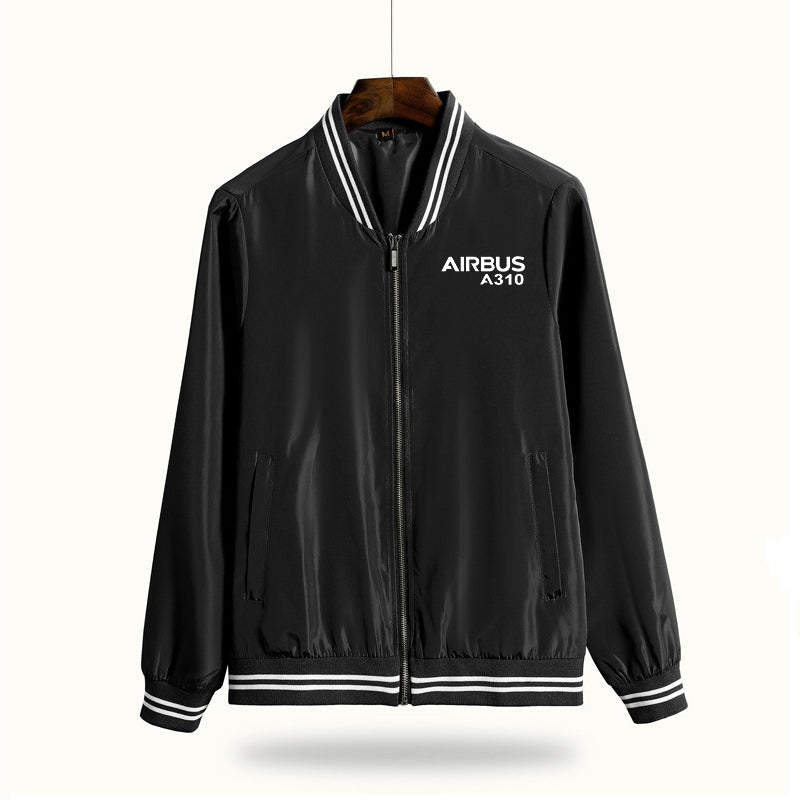 Airbus A310 & Text Designed Thin Spring Jackets