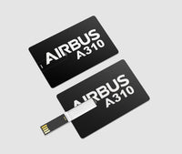 Thumbnail for Airbus A310 & Text Designed USB Cards