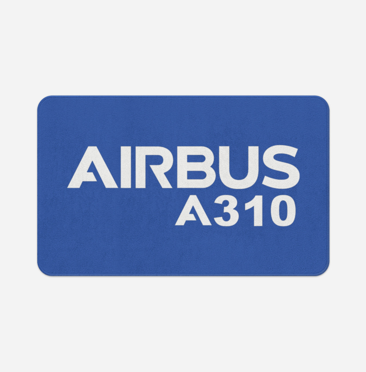 Airbus A310 & Text Designed Bath Mats