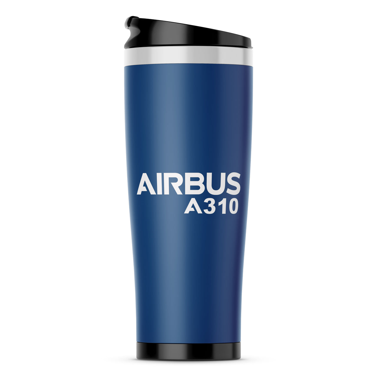 Airbus A310 & Text Designed Travel Mugs