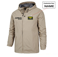 Thumbnail for Airbus A310 & Text Plane Designed Rain Jackets & Windbreakers