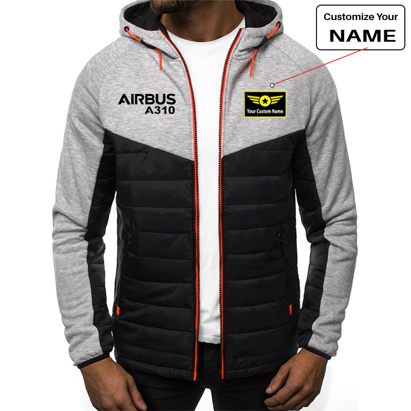 Airbus A310 & Text Designed Sportive Jackets