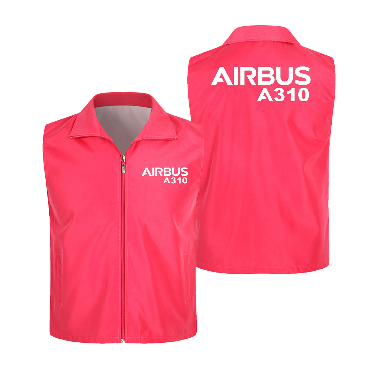 Airbus A310 & Text Designed Thin Style Vests
