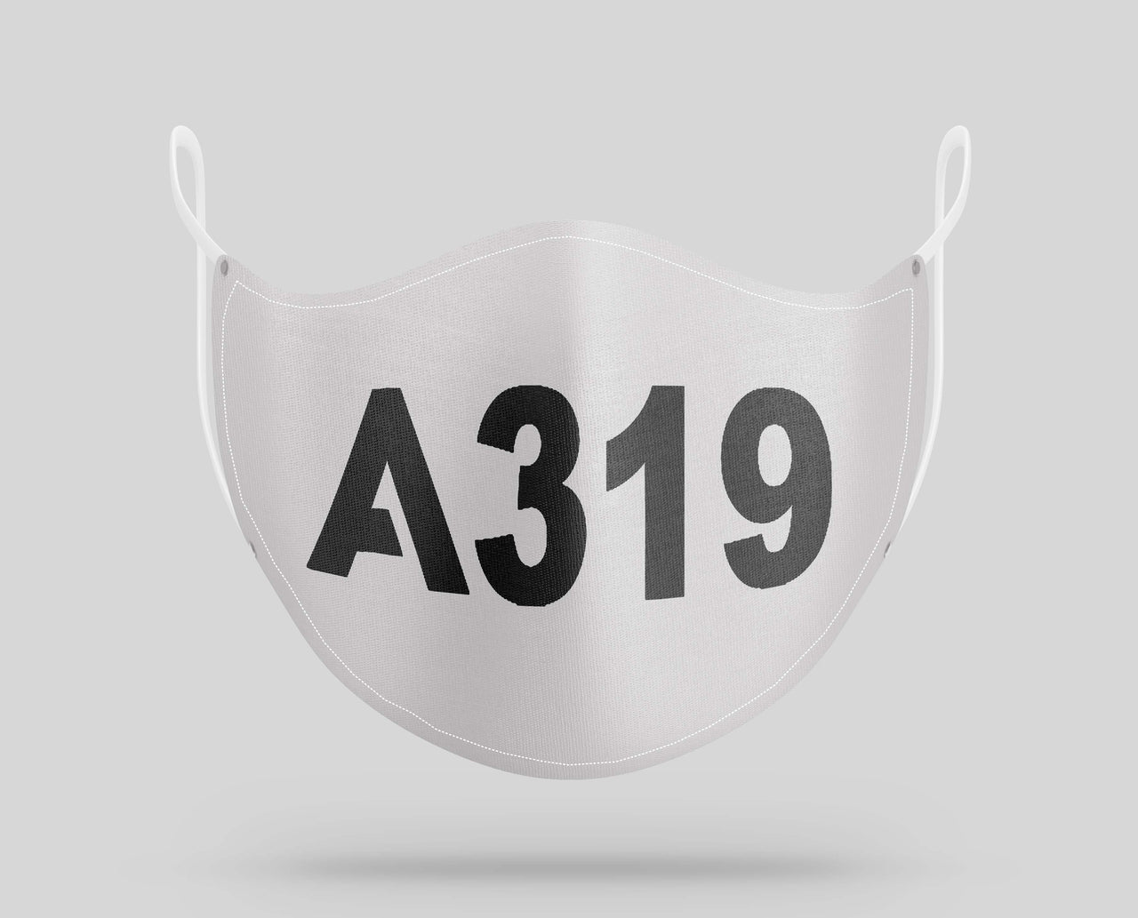 Airbus A319 Text Designed Face Masks