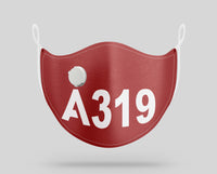 Thumbnail for Airbus A319 Text Designed Face Masks