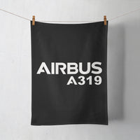 Thumbnail for Airbus A319 & Text Designed Towels