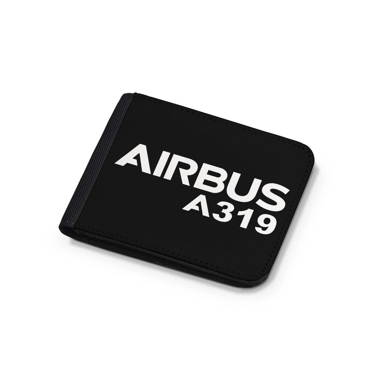 Airbus A319 & Text Designed Wallets