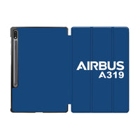 Thumbnail for Airbus A319 & Text Designed Samsung Tablet Cases