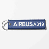 Thumbnail for Airbus A319 & Text Designed Key Chains
