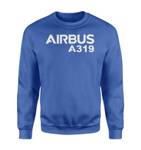 Thumbnail for Airbus A319 & Text Designed Sweatshirts