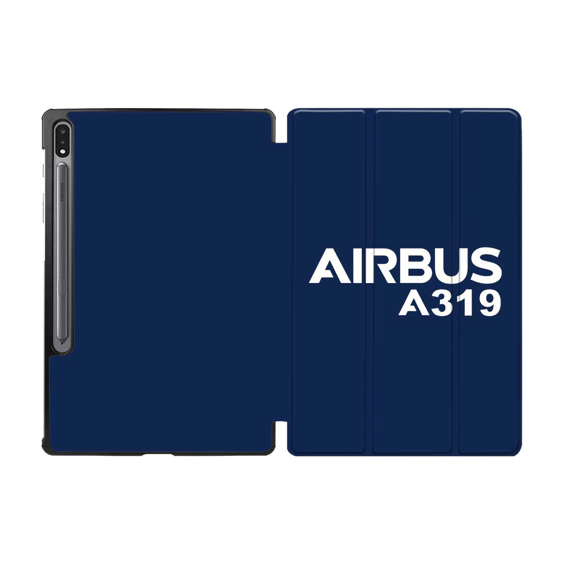 Airbus A319 & Text Designed Samsung Tablet Cases