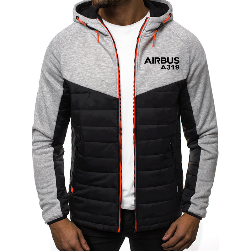 Airbus A319 & Text Designed Sportive Jackets