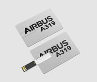 Thumbnail for Airbus A319 & Text Designed USB Cards