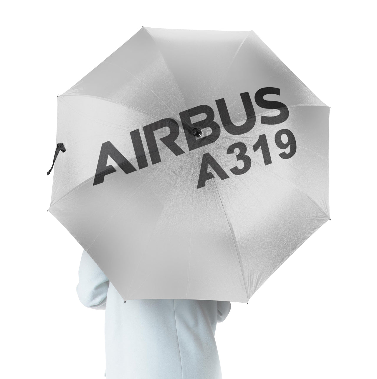 Airbus A319 & Text Designed Umbrella