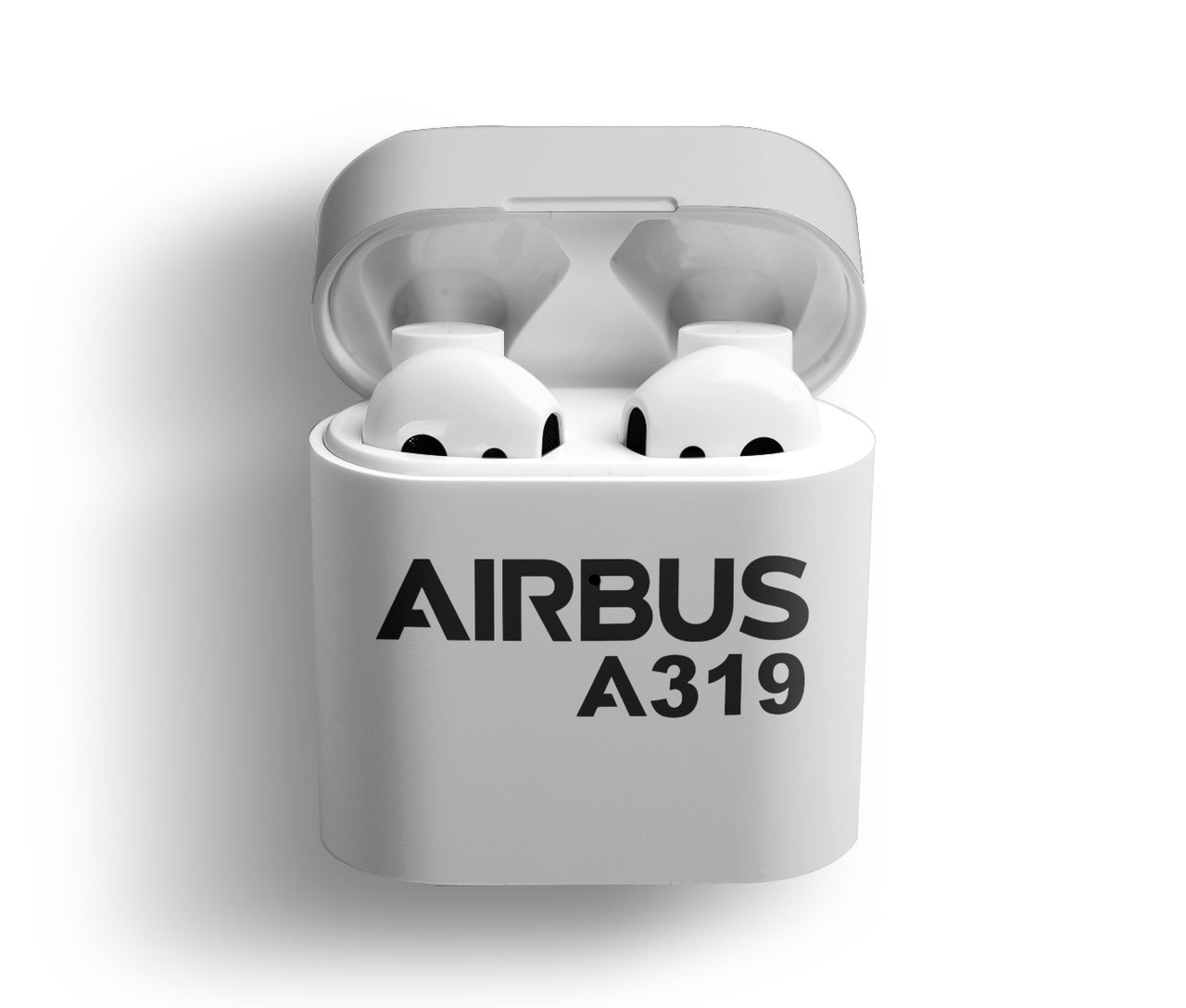 Airbus A320 & Text Designed AirPods
