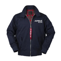 Thumbnail for Airbus A319 & Text Designed Vintage Style Jackets