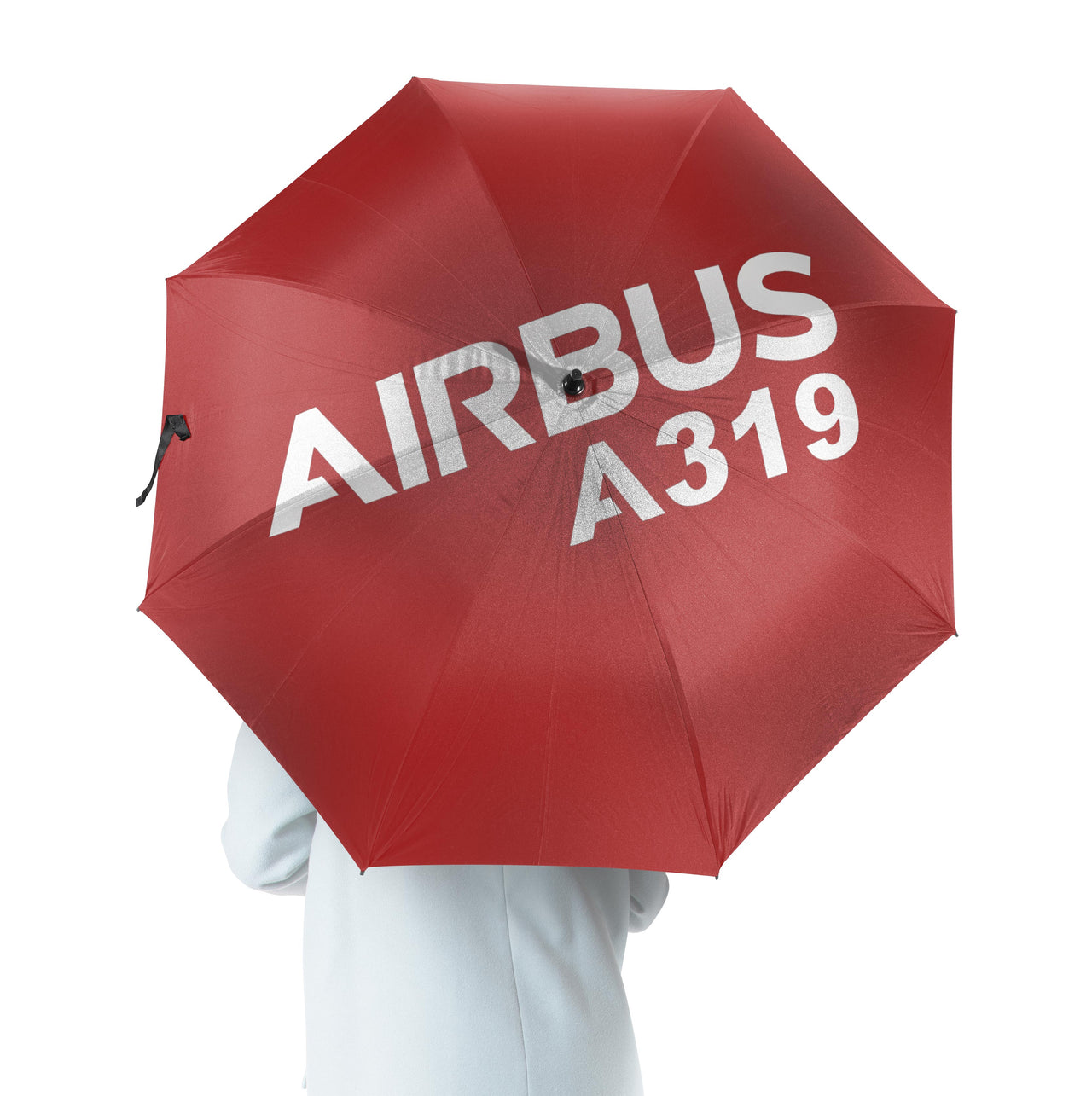 Airbus A319 & Text Designed Umbrella