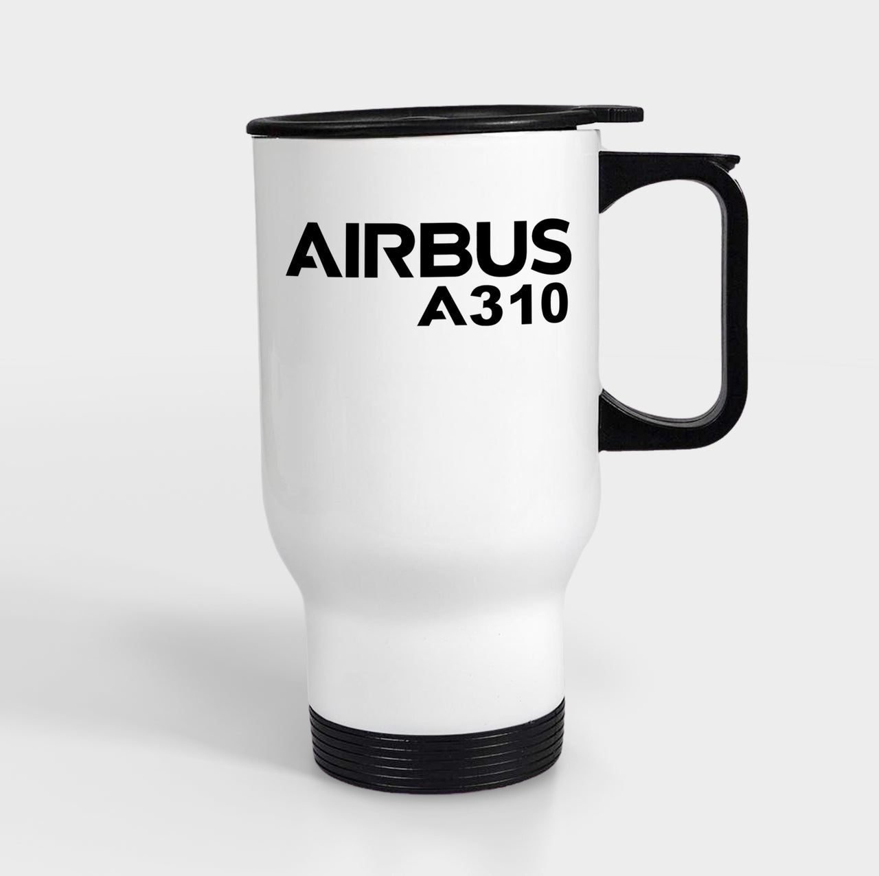 Airbus A319 & Text Designed Travel Mugs (With Holder)