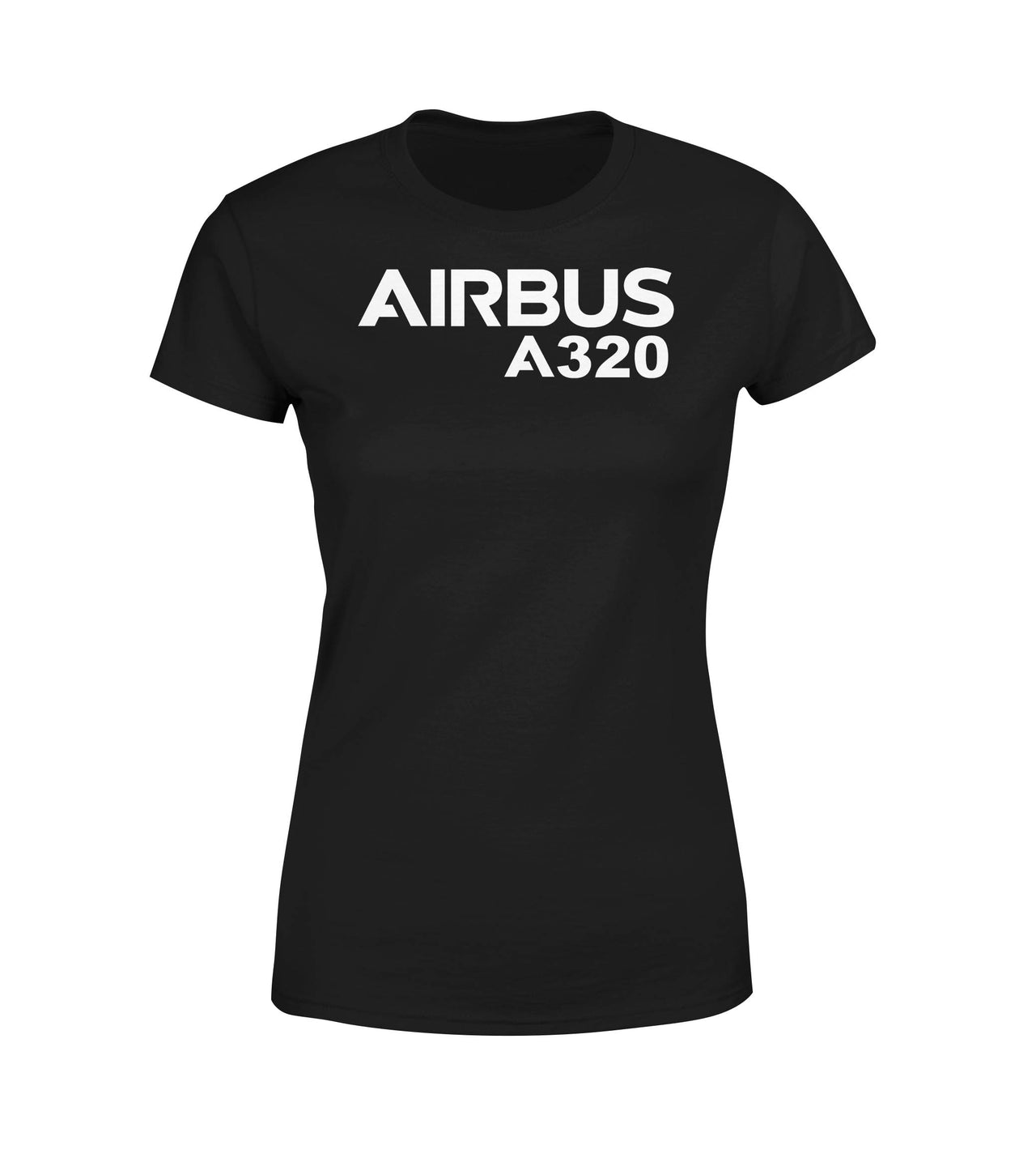 Airbus A320 & Text Designed Women T-Shirts