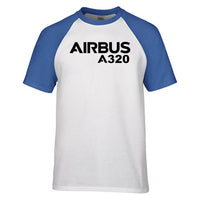 Thumbnail for Airbus A320 & Text Designed Raglan T-Shirts