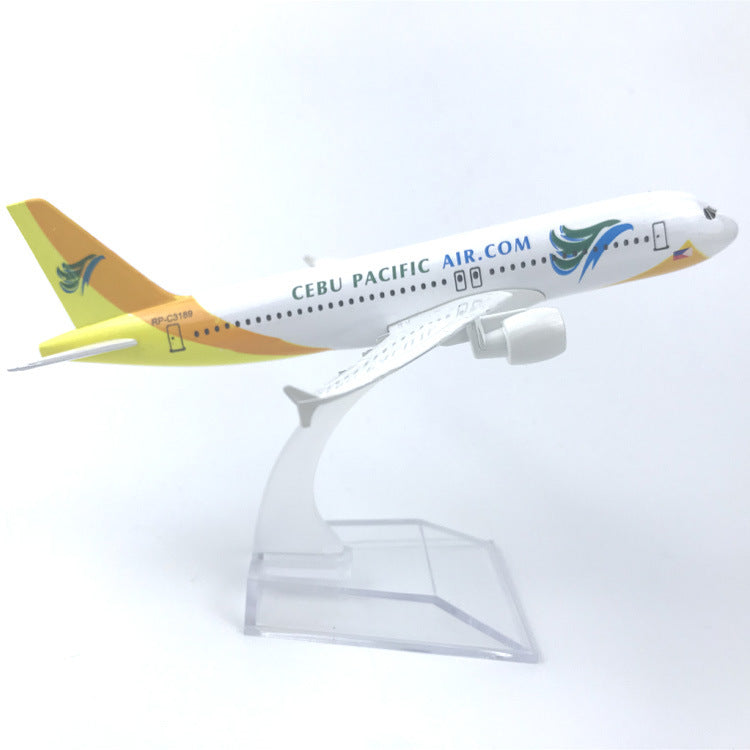Cebu Pacific Airlines in the Philippines Airbus A320 Airplane Model (16CM)