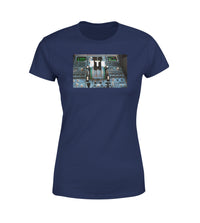 Thumbnail for Airbus A320 Cockpit Designed Women T-Shirts