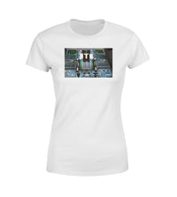 Thumbnail for Airbus A320 Cockpit Designed Women T-Shirts