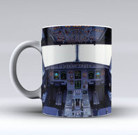 Thumbnail for Airbus A320 Cockpit Wide Designed Mugs