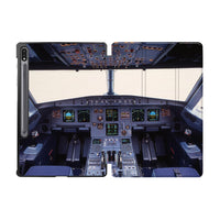 Thumbnail for Airbus A320 Cockpit Wide Designed Samsung Tablet Cases