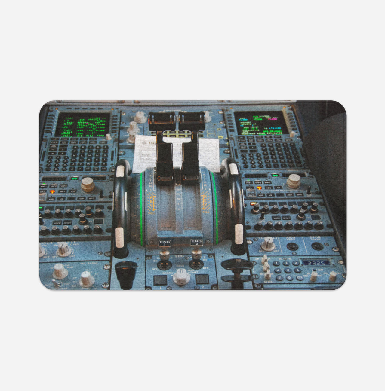 Airbus A320 Cockpit Designed Bath Mats