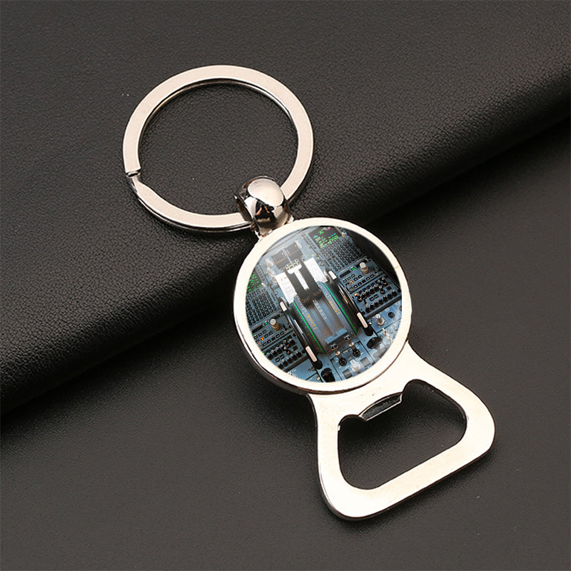 Airbus A320 Cockpit Designed Bottle Opener Key Chains