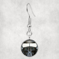 Thumbnail for Airbus A320 Cockpit (Wide) Designed Earrings