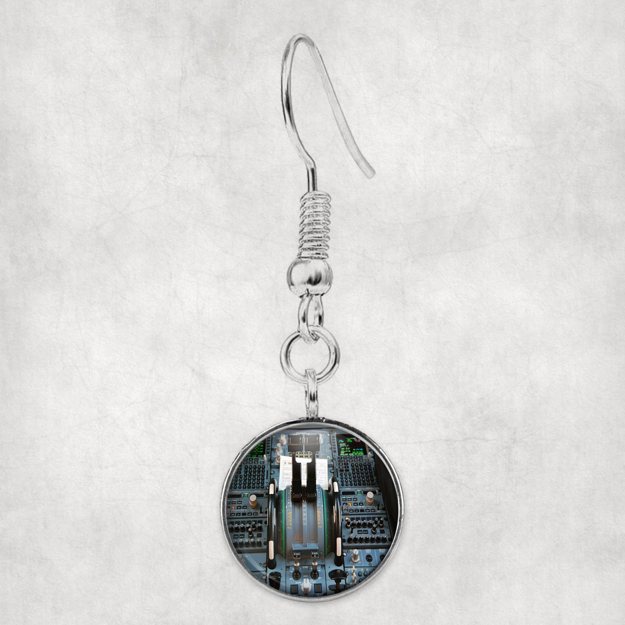 Airbus A320 Cockpit Designed Earrings