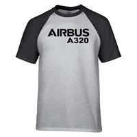 Thumbnail for Airbus A320 & Text Designed Raglan T-Shirts