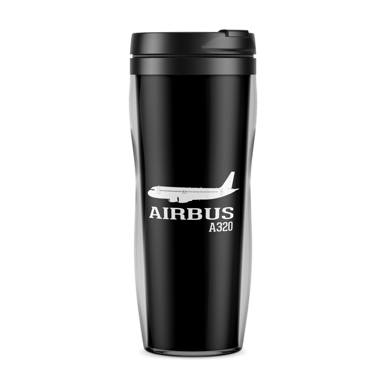 Airbus A320 Printed Designed Plastic Travel Mugs