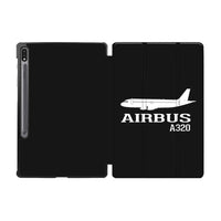 Thumbnail for Airbus A320 Printed Designed Samsung Tablet Cases