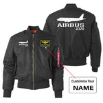 Airbus A320 Printed Designed "Women" Bomber Jackets