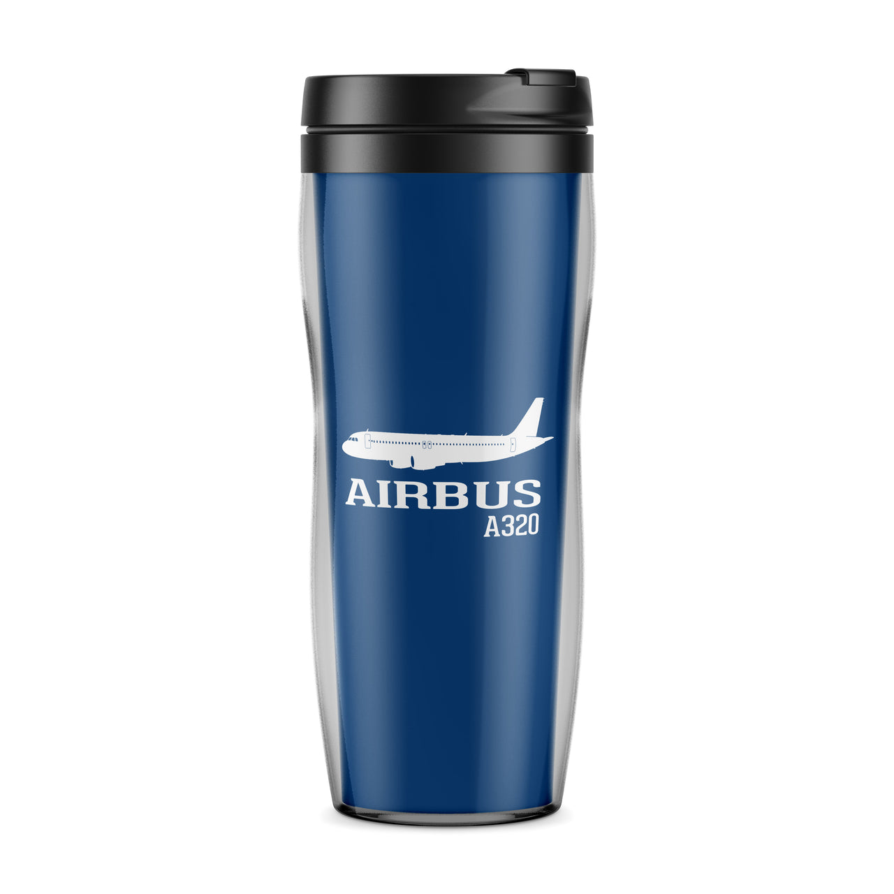 Airbus A320 Printed Designed Plastic Travel Mugs