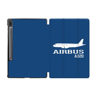 Thumbnail for Airbus A320 Printed Designed Samsung Tablet Cases