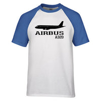 Thumbnail for Airbus A320 Printed & Designed Raglan T-Shirts