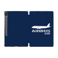 Thumbnail for Airbus A320 Printed Designed Samsung Tablet Cases
