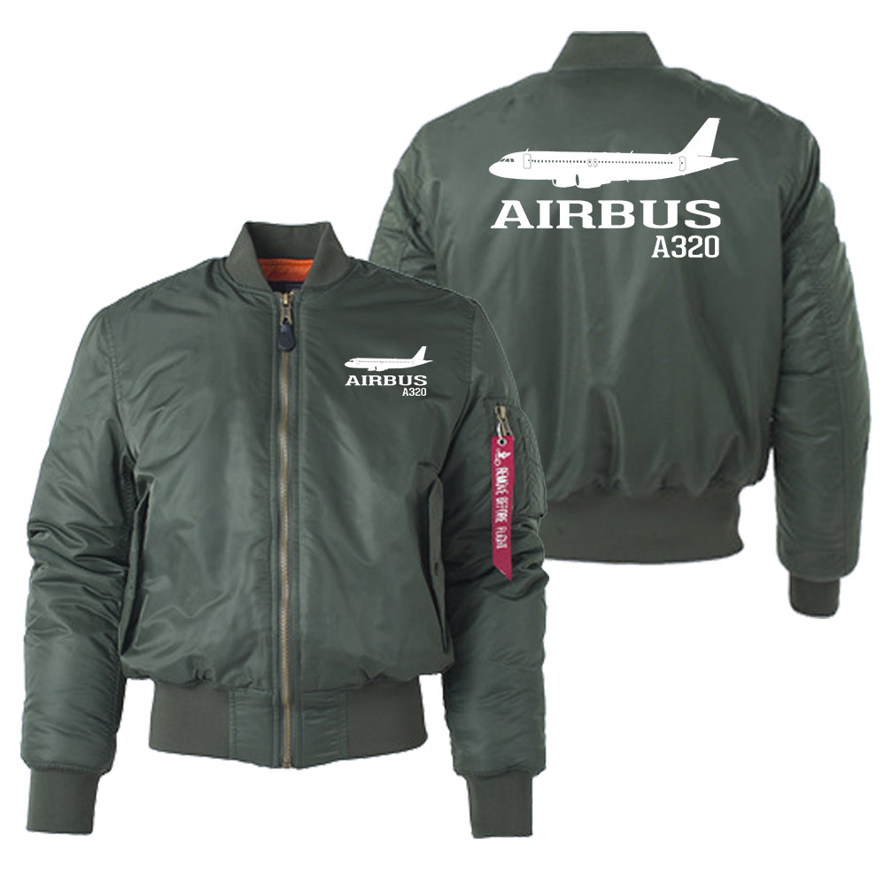 Airbus A320 Printed Designed "Women" Bomber Jackets