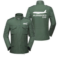 Thumbnail for Airbus A320 Printed Designed Military Coats