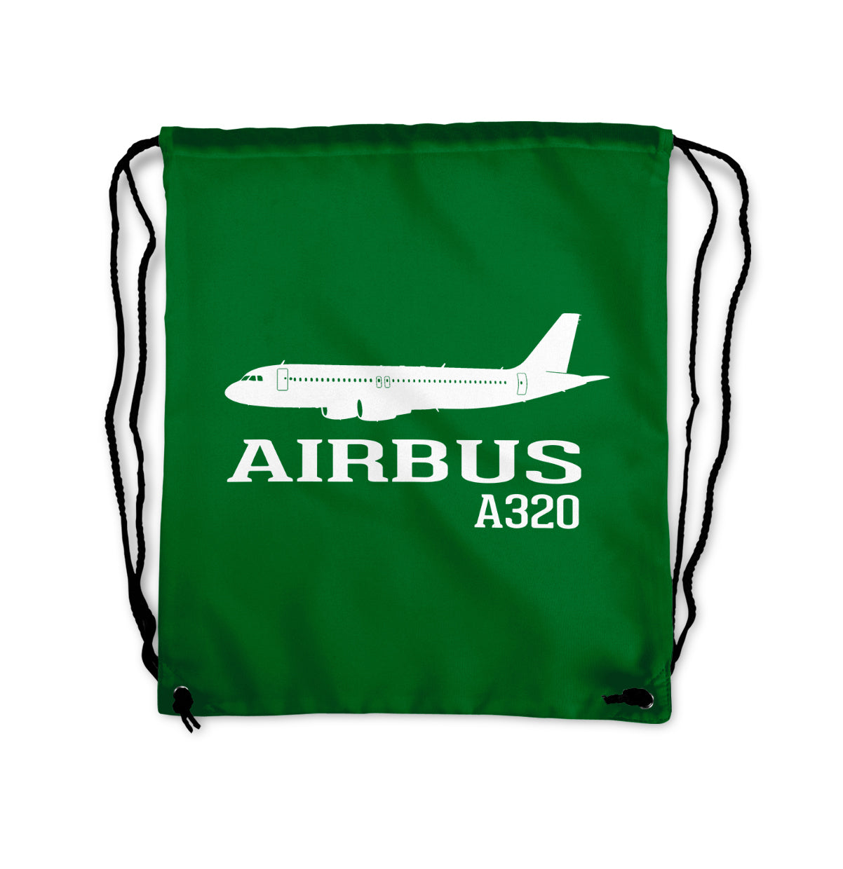 Airbus A320 Printed Designed Drawstring Bags
