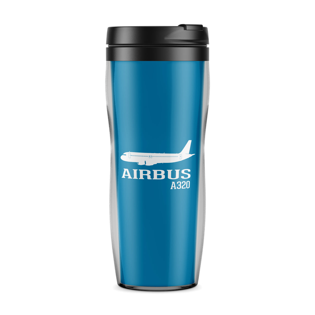 Airbus A320 Printed Designed Plastic Travel Mugs