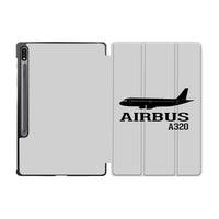 Thumbnail for Airbus A320 Printed Designed Samsung Tablet Cases