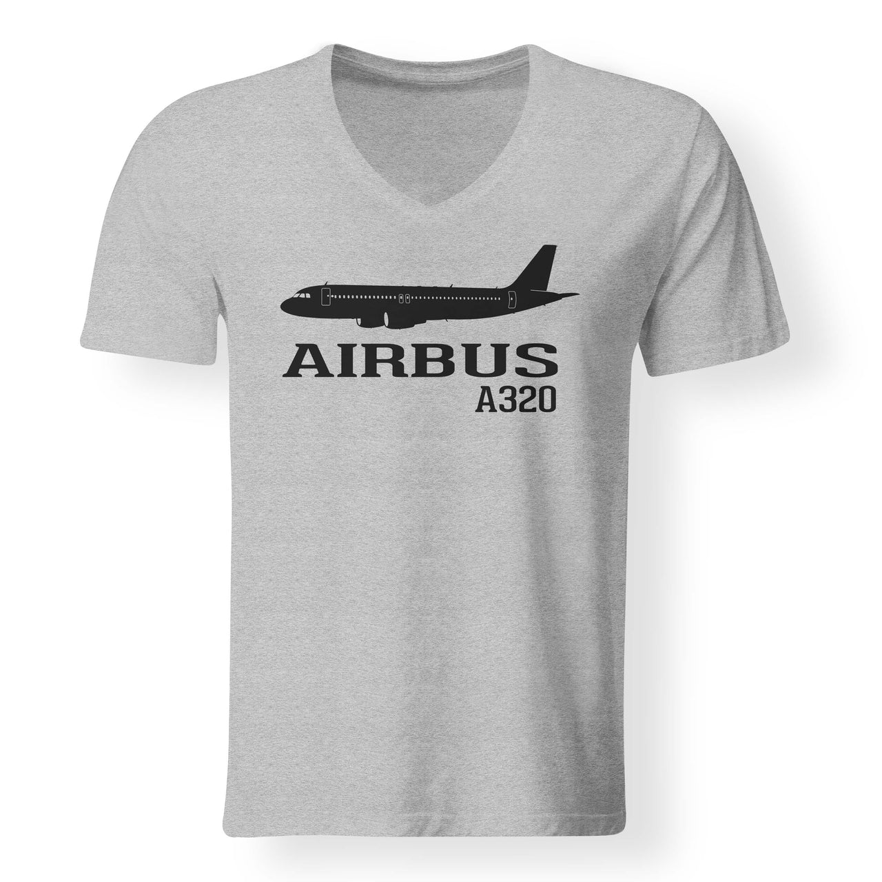 Airbus A320 Printed Designed V-Neck T-Shirts