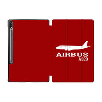 Thumbnail for Airbus A320 Printed Designed Samsung Tablet Cases