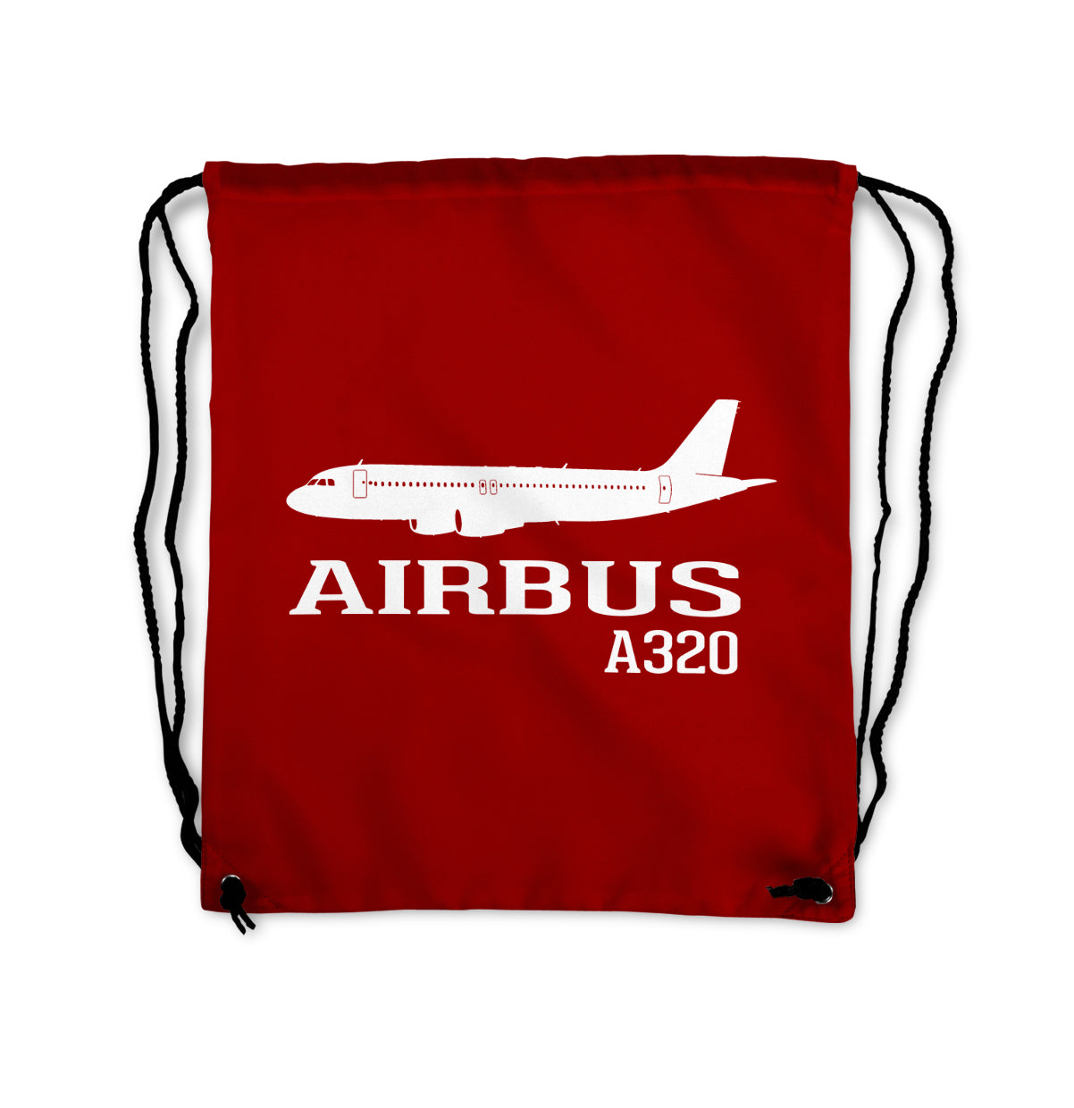 Airbus A320 Printed Designed Drawstring Bags